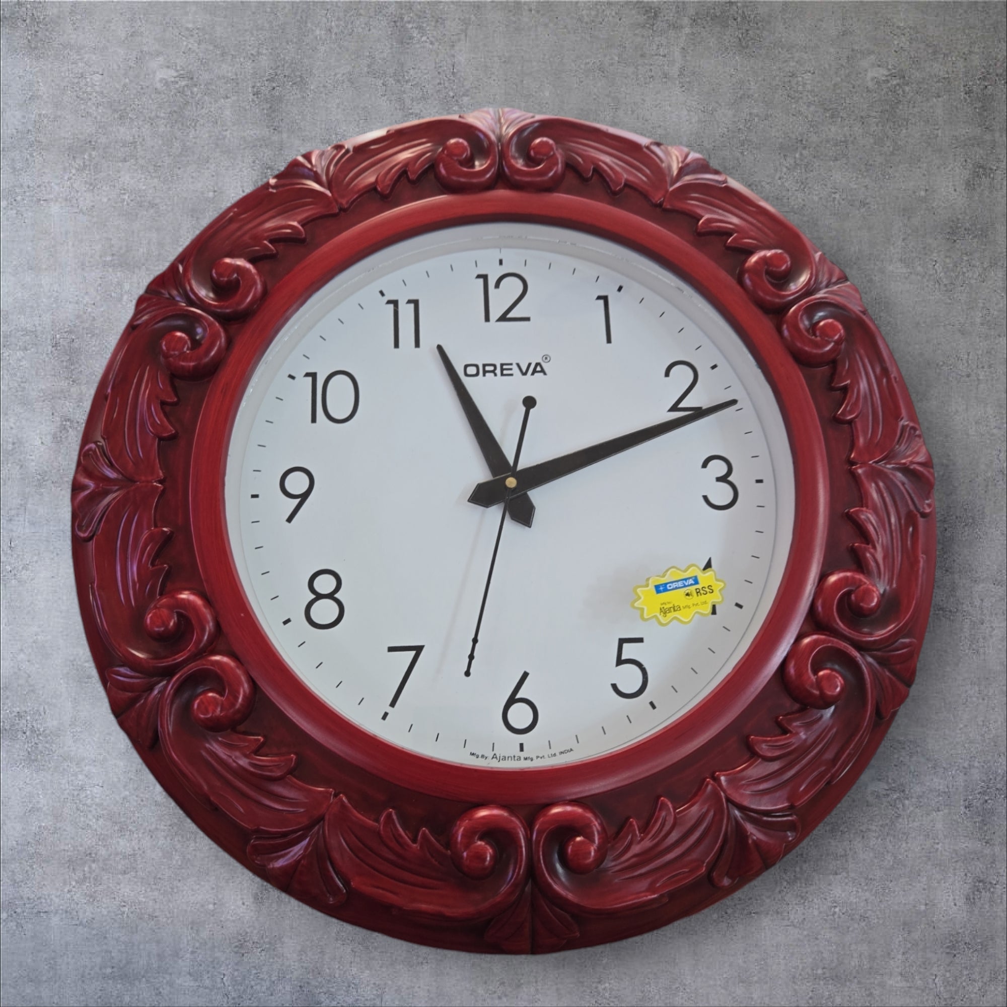 AQ 7327 SS FANCY CLOCK AQ 7327 SS FANCY CLOCK